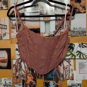 Windsor Lace Up Corset Top